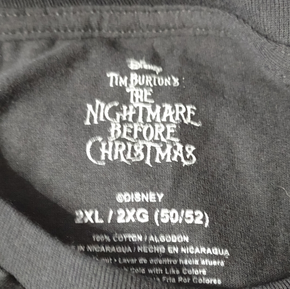 Disney The Nightmare Before Christmas "Master of Fright" Jack Skellington Tee 2X - Picture 5 of 6